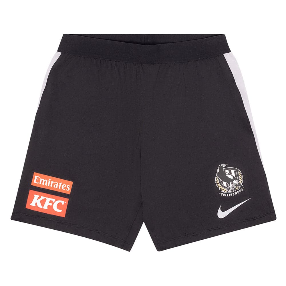 Collingwood Magpies 2025 AFL Mens Training Gym Shorts - Image 3