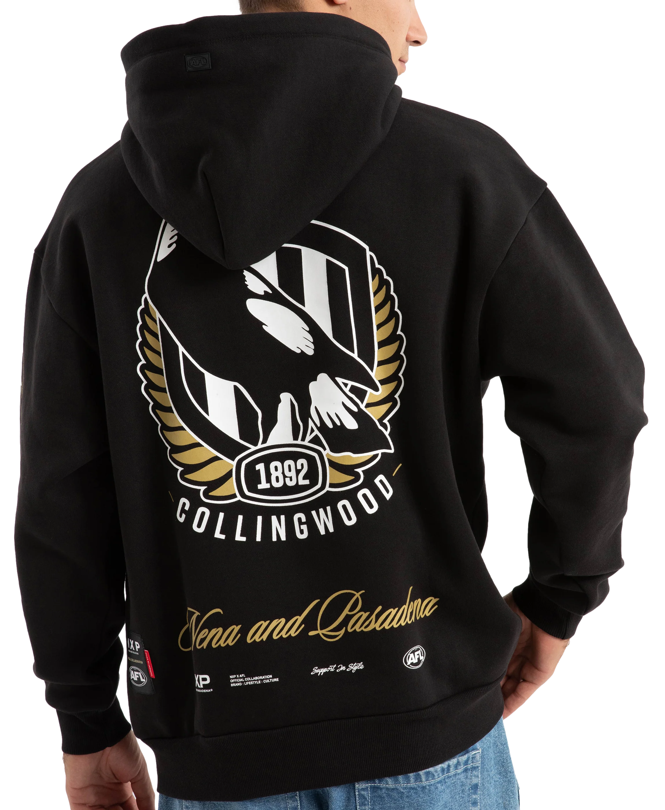 Collingwood Magpies 2026 AFL Mens Season Hoodie - Image 2