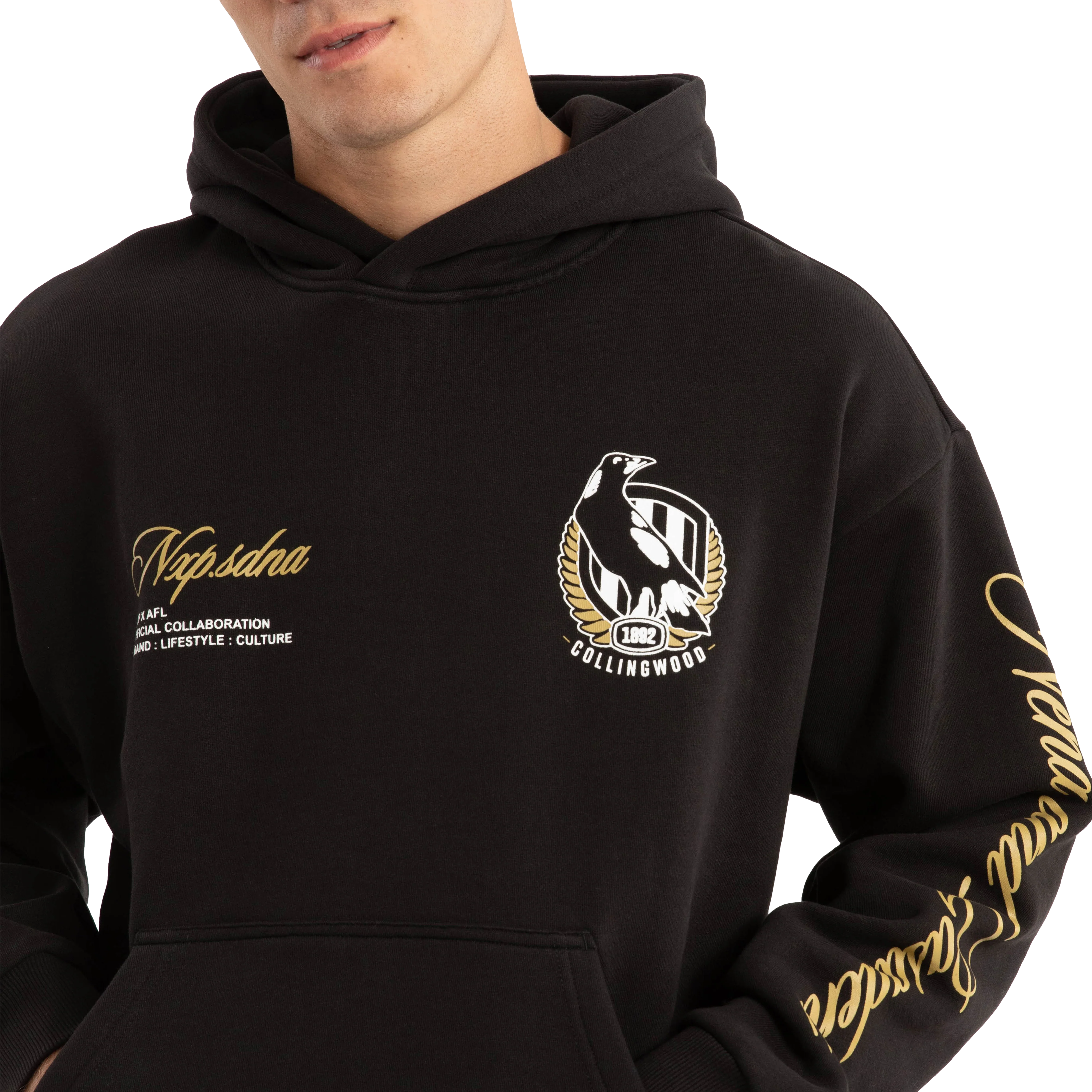 Collingwood Magpies 2026 AFL Mens Season Hoodie - Image 3