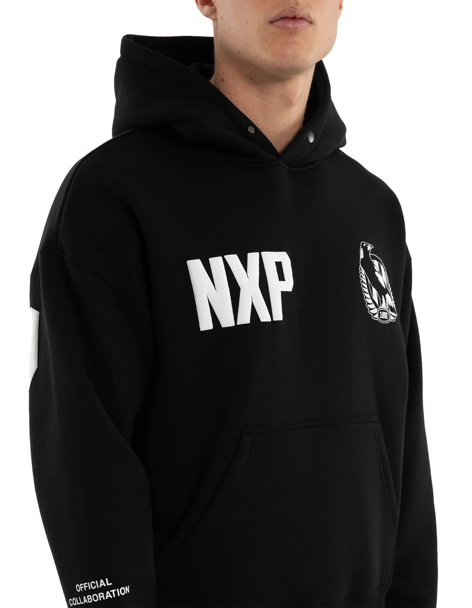 Collingwood Magpies 2026 AFL Mens Top Tier Hoodie - Image 4