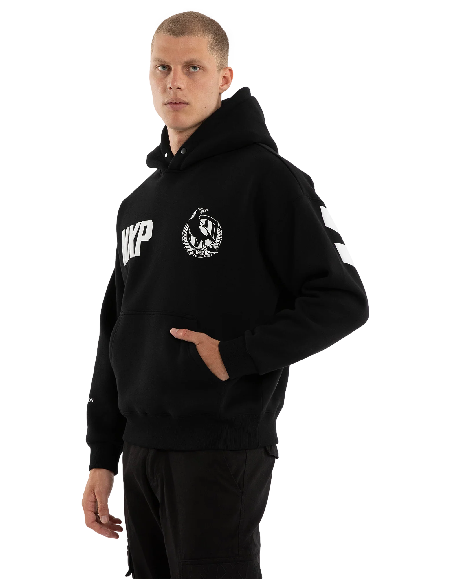 Collingwood Magpies 2026 AFL Mens Top Tier Hoodie - Image 5