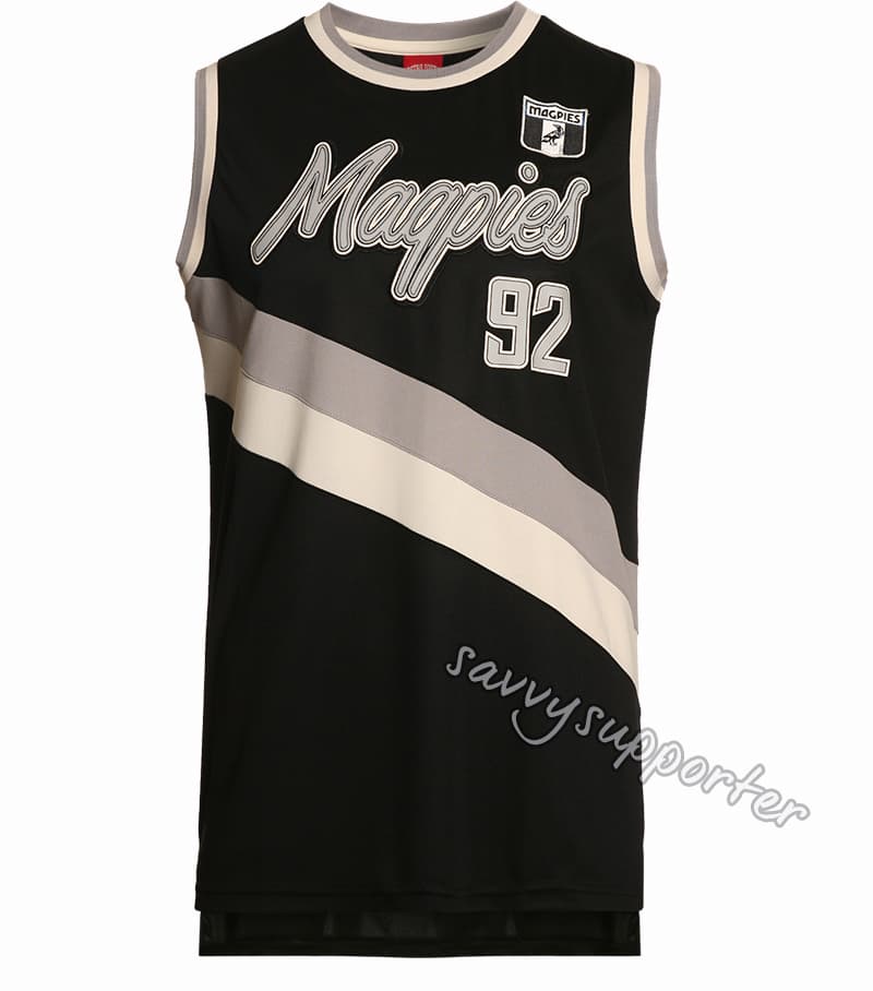 Collingwood Magpies AFL Throwback Singlet - Image 8