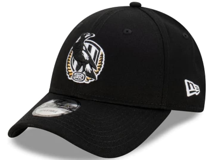 Collingwood Magpies 2026 AFL New Era 9FORTY Cloth Strap Cap