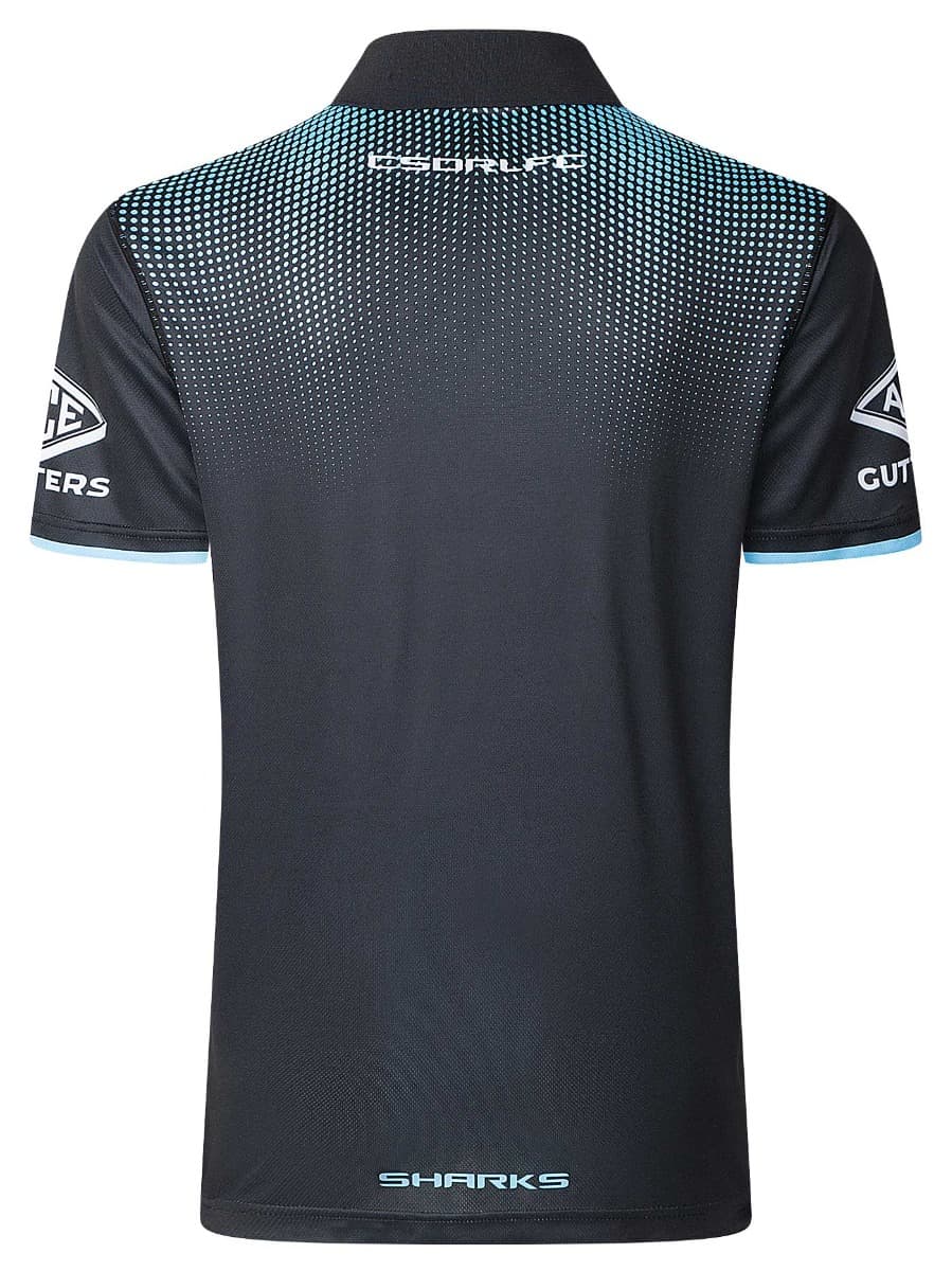 Cronulla Sharks 2025 NRL Mens Media Polo Shirt - Image 2