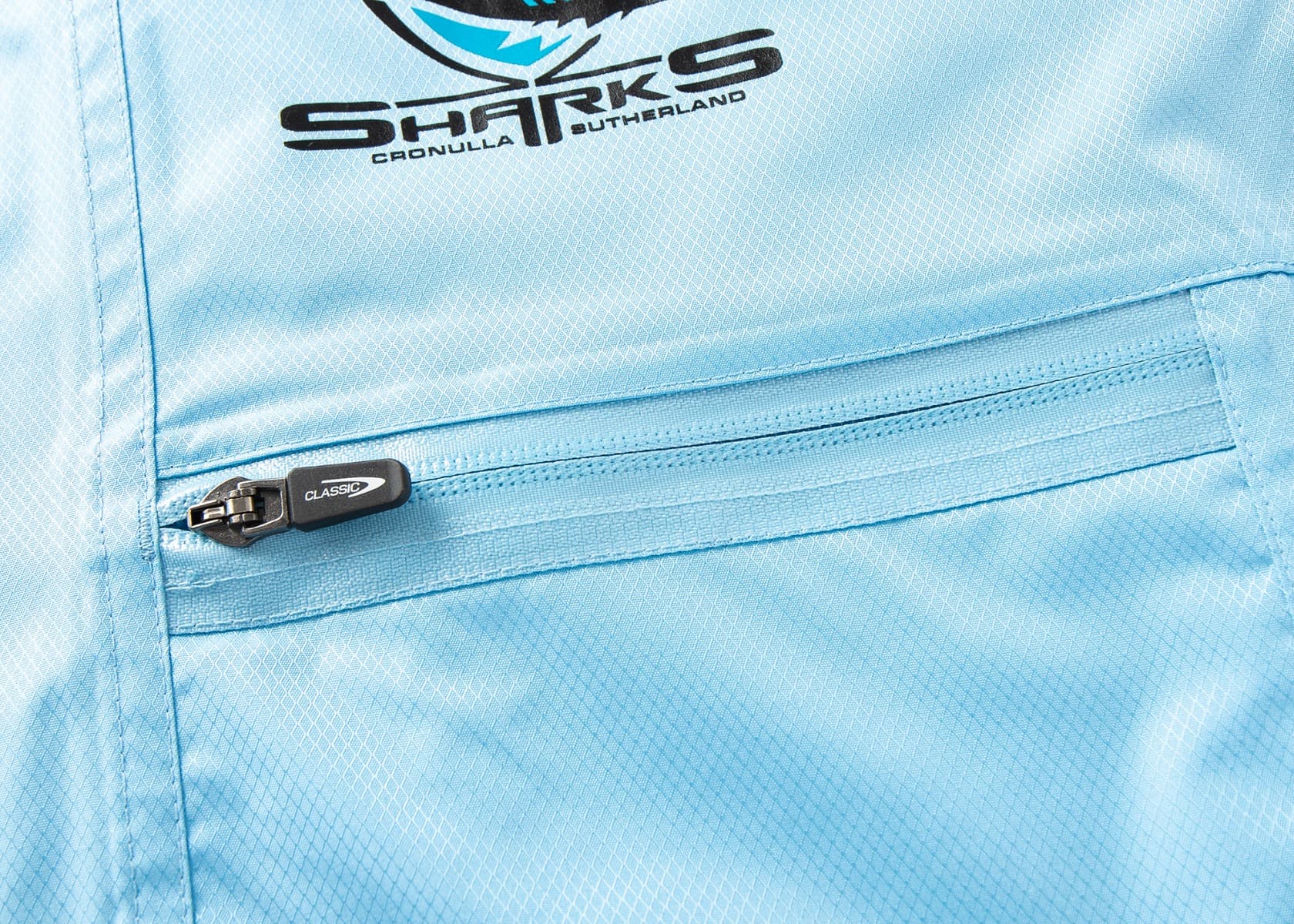 Cronulla Sharks 2025 NRL Mens Wet Weather Jacket - Image 6