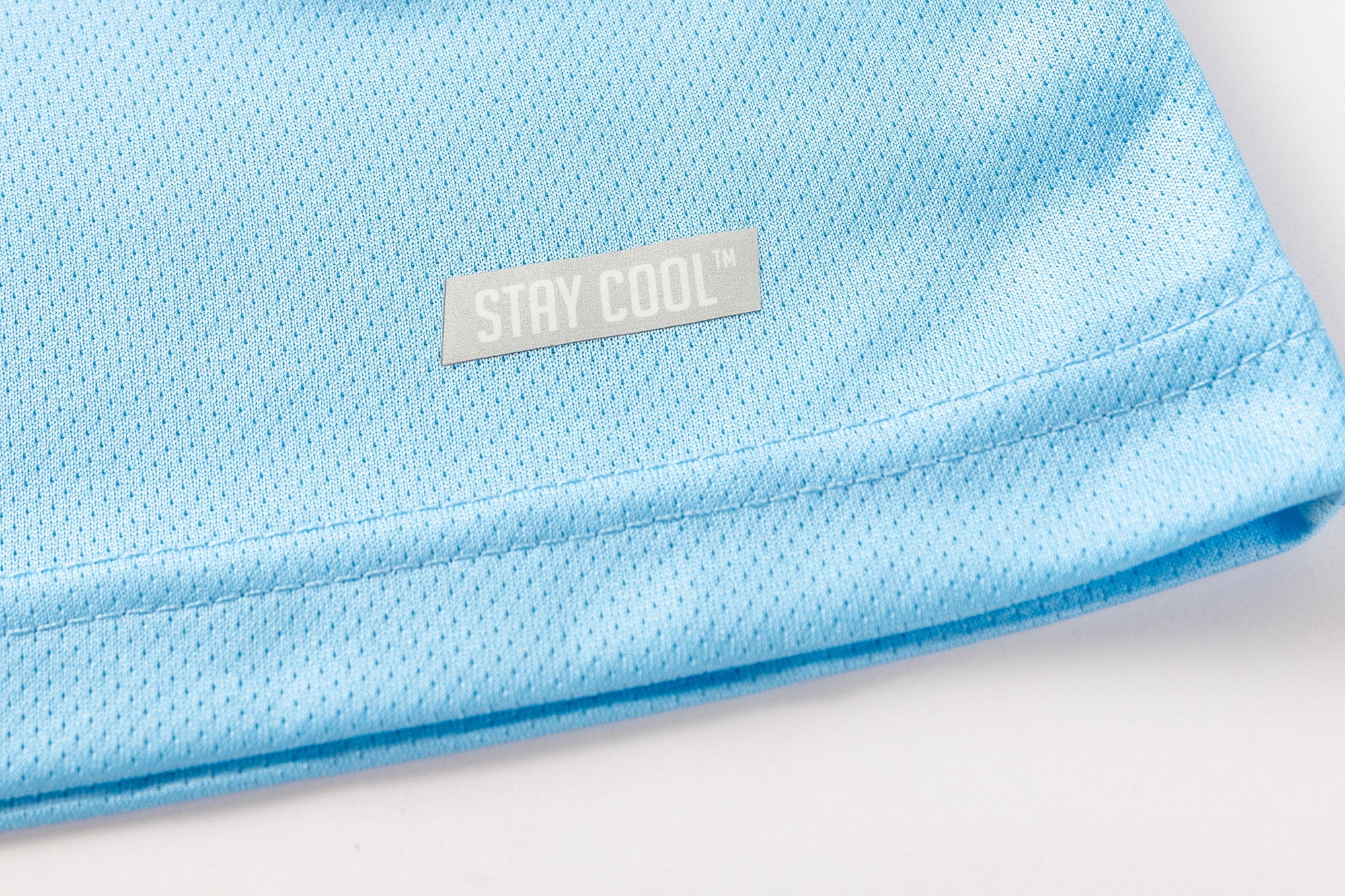 Cronulla Sharks 2026 NRL Mens Sky Blue Players Polo Shirt - Image 5