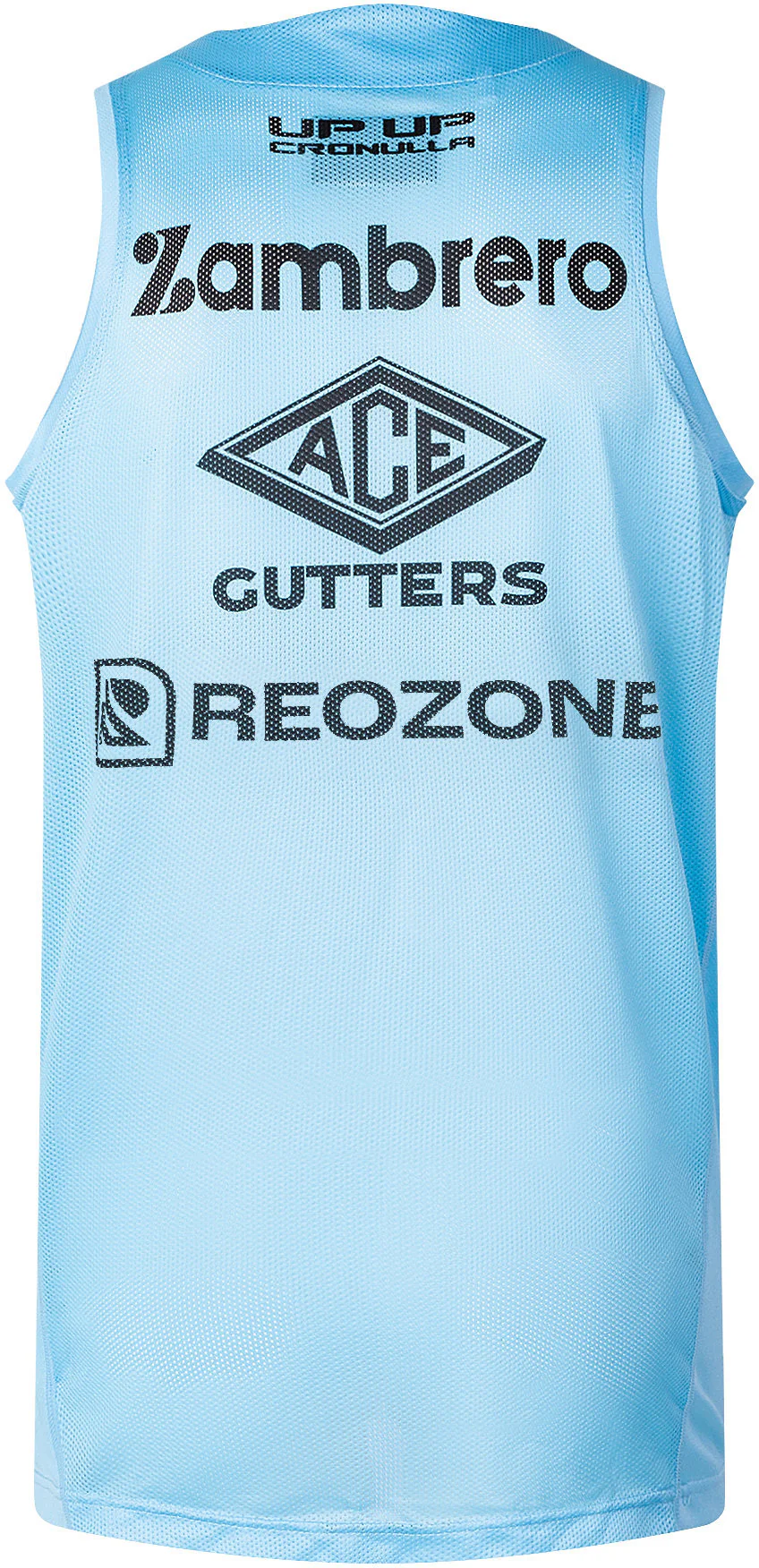 Cronulla Sharks 2026 NRL Mens Sky Blue Training Singlet - Image 3