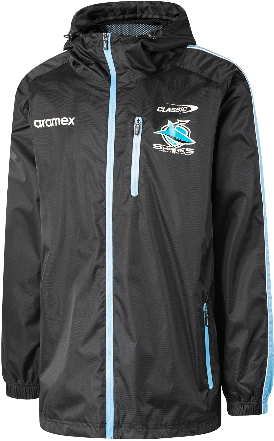 Cronulla Sharks 2026 NRL Mens Wet Weather Jacket - Image 2