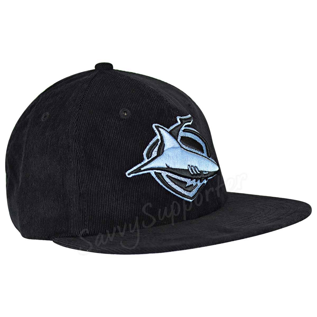 Cronulla Sharks Black Kingsley '47 Captain RL Cap - Image 2