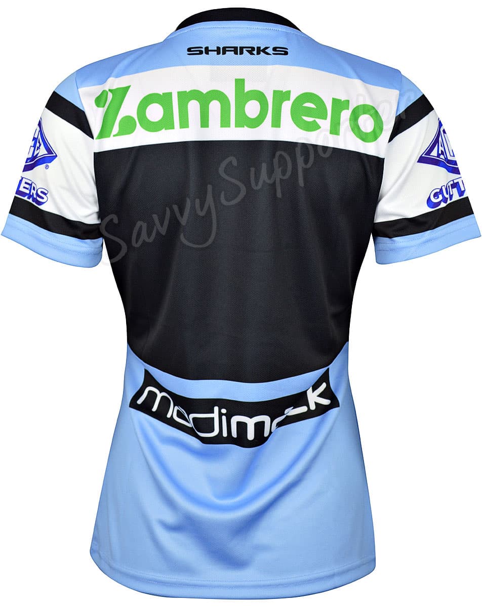 Cronulla Sharks NRL Ladies Home Jersey - Image 4