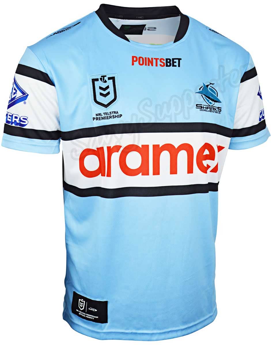 Cronulla Sharks NRL Mens Home Jersey - Image 2