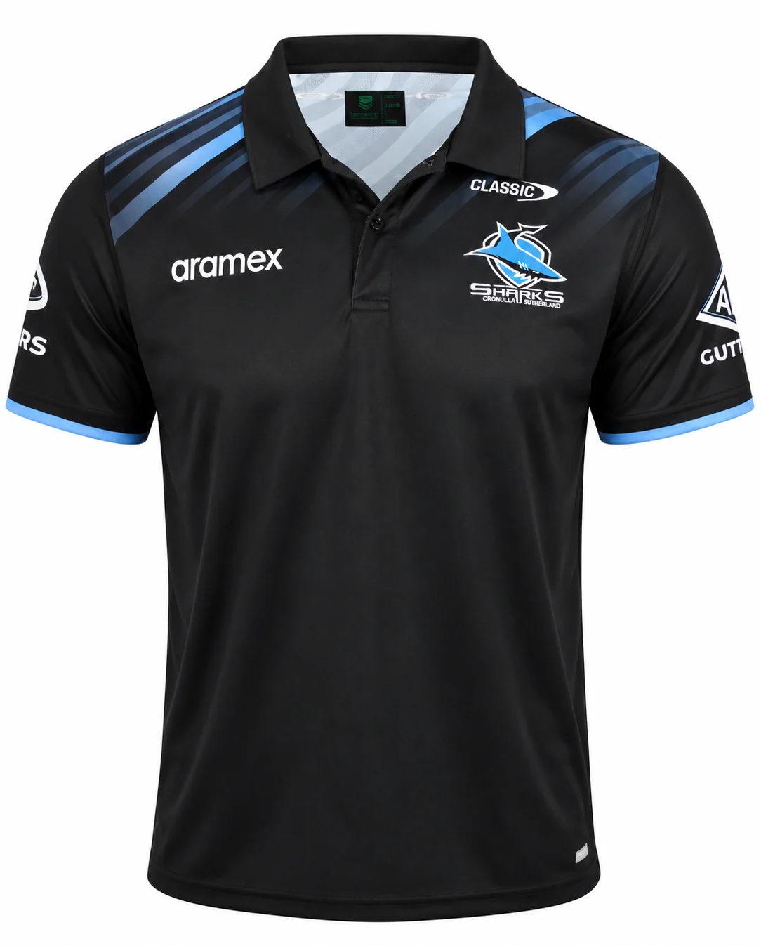 Cronulla Sharks NRL Mens Media Polo Shirt