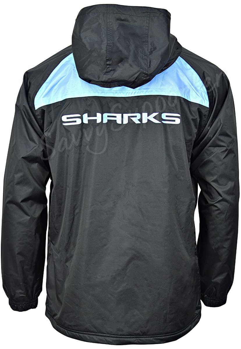 Cronulla Sharks NRL Mens Wet Weather Jacket - Image 4