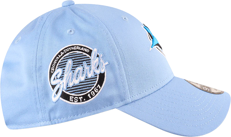 Cronulla Sharks New Era Adults Badged Cap - Image 2