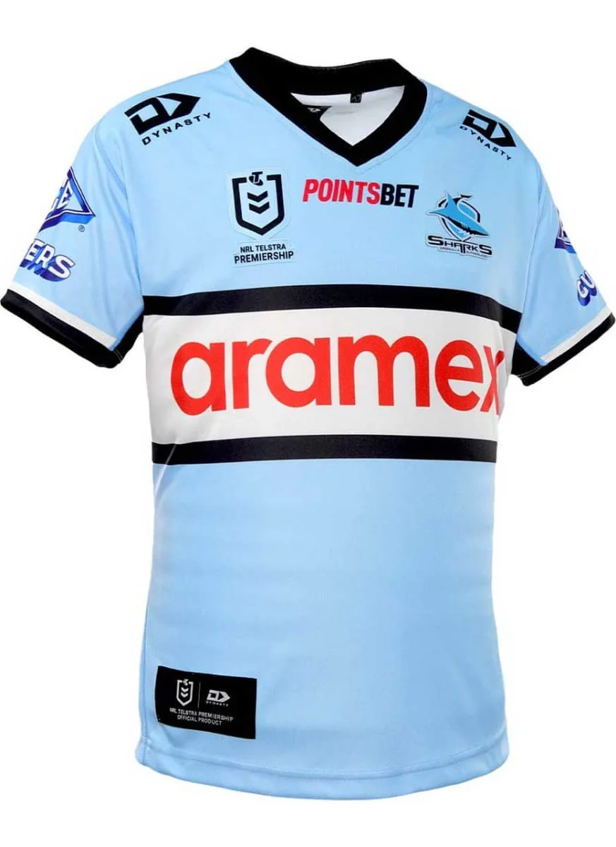 Cronulla Sharks NRL Mens Home Jersey - Image 3