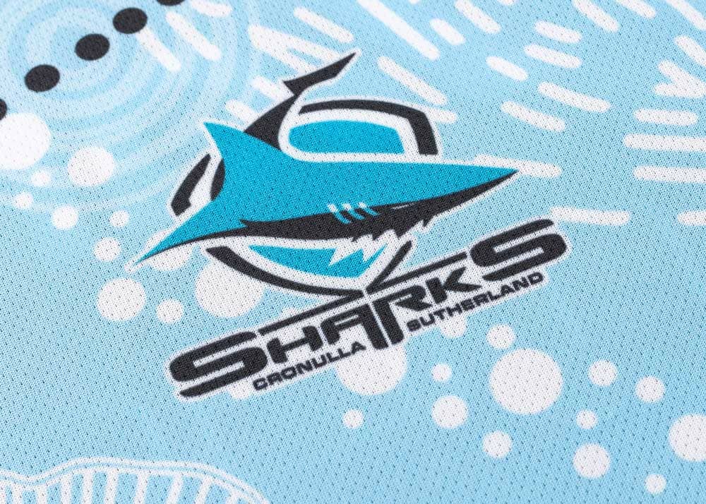 Cronulla Sharks NRL Mens Indigenous Training Shirt - Image 2