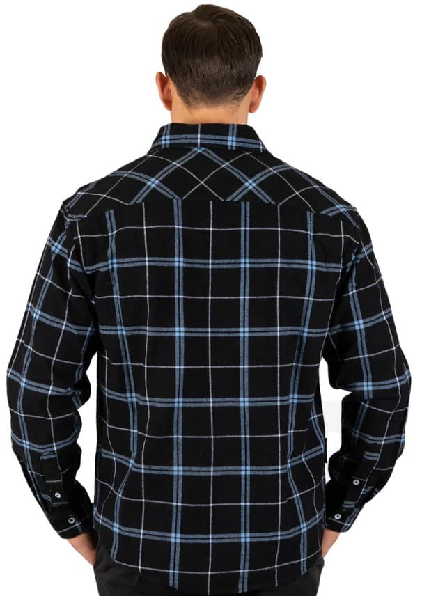 Cronulla Sharks NRL Mens Mustang Flannel Shirt - Image 2