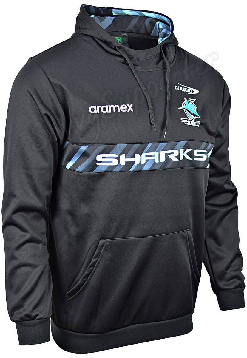 Cronulla Sharks NRL Mens Pullover Hoodie - Image 2