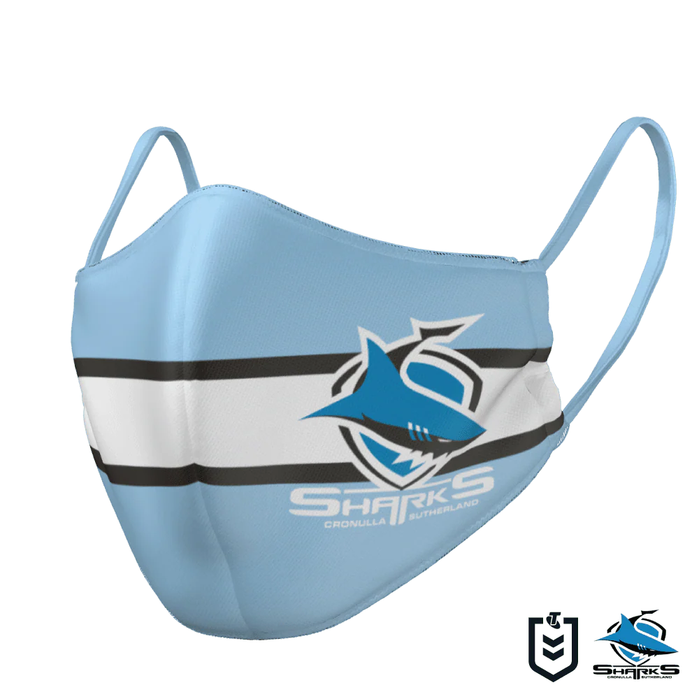 Cronulla Sharks NRL Reversible Face Mask - Image 2