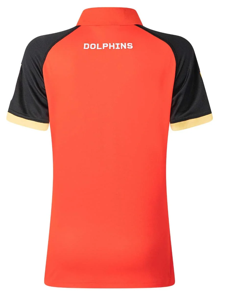 Dolphins 2025 NRL Ladies Media Polo Shirt - Image 2