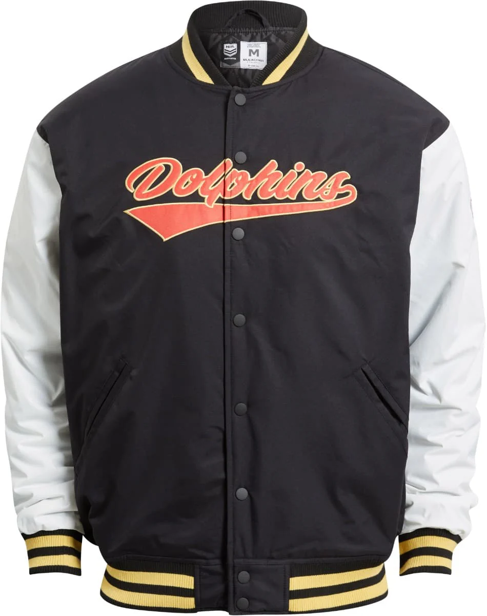 Dolphins NRL Mens Varsity Jacket - Image 2