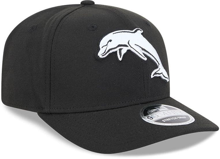 Dolphins 2026 NRL New Era Black White 9Seventy Cap - Image 2