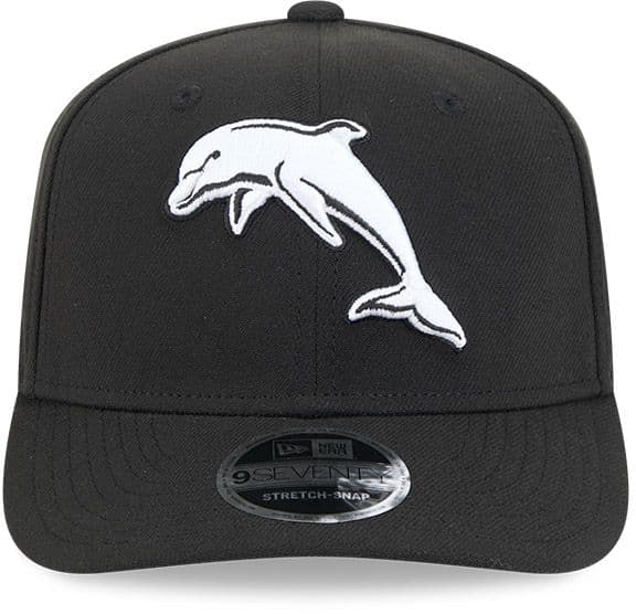 Dolphins 2026 NRL New Era Black White 9Seventy Cap - Image 3