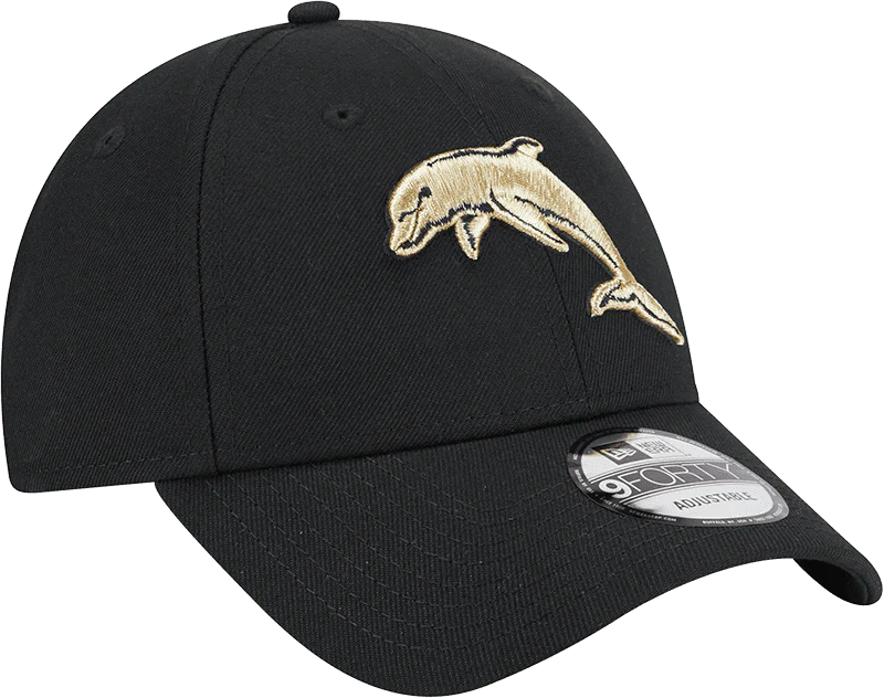 Dolphins 2026 NRL New Era Gold 9FORTY Snap Cap - Image 2