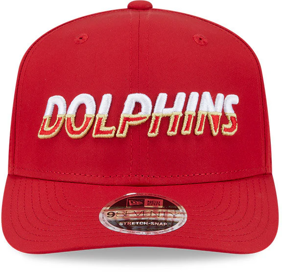 Dolphins 2026 NRL 9SEVENTY New Era Split Script Cap - Image 3