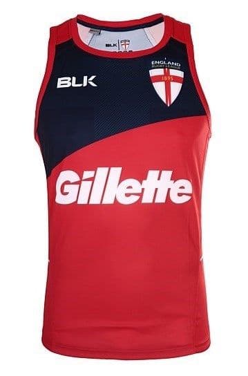 England Rugby League Red Training Singlet - Image 7