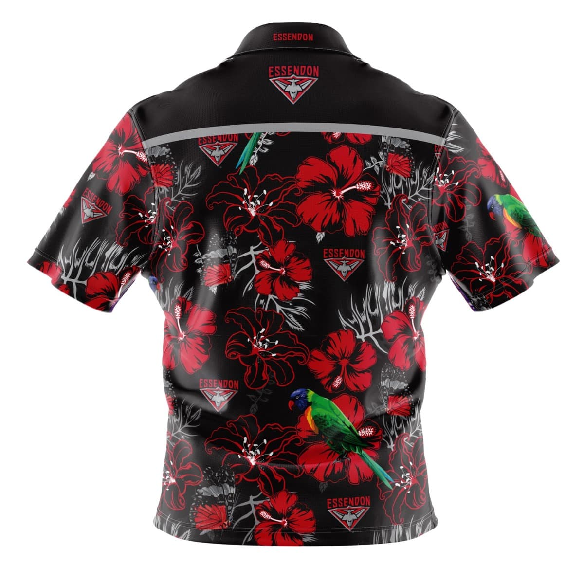 Essendon Bombers AFL Mens Hawaiian Shirt - Image 2