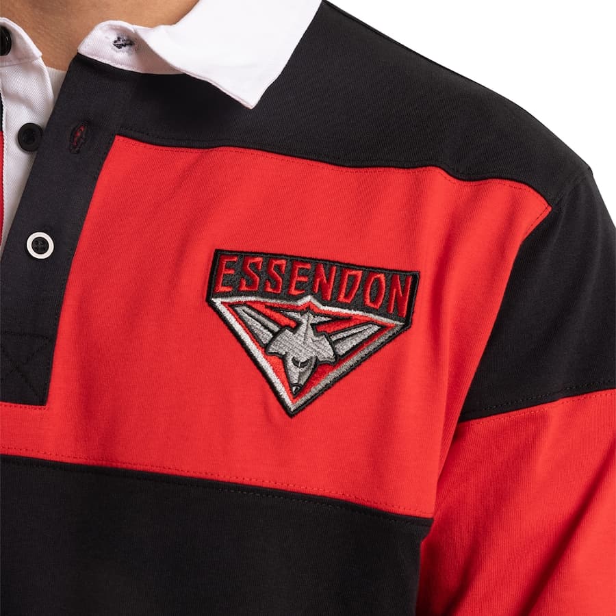 Essendon Bombers AFL Mens Rugby Top Jumper - Image 3