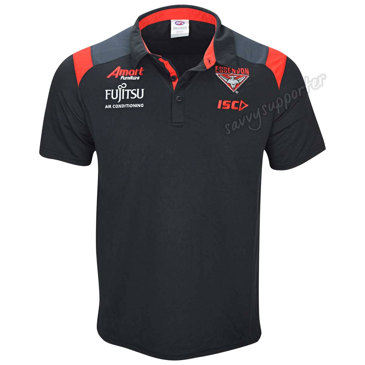 Essendon Bombers AFL Media Polo Shirt - Image 2