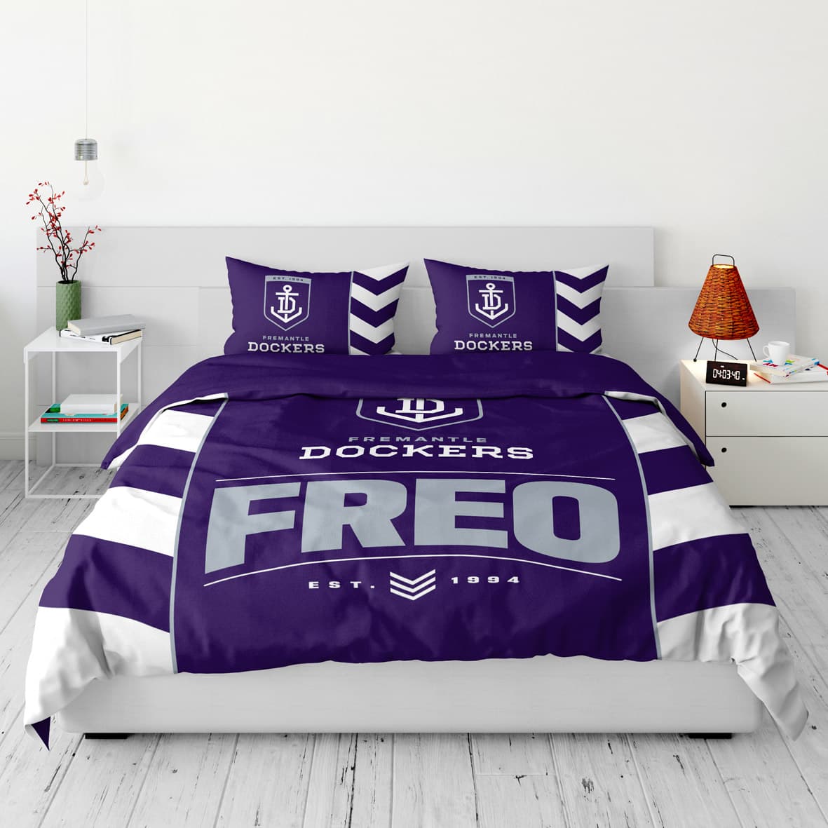 Fremantle Dockers AFL 2026 Double Quilt Cover Set