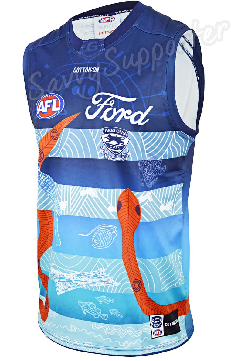 Geelong Cats 2025 AFL Mens First Nations Guernsey