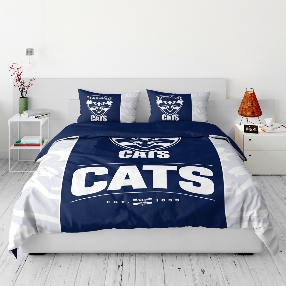 Geelong Cats AFL 2026 Double Quilt Cover Set