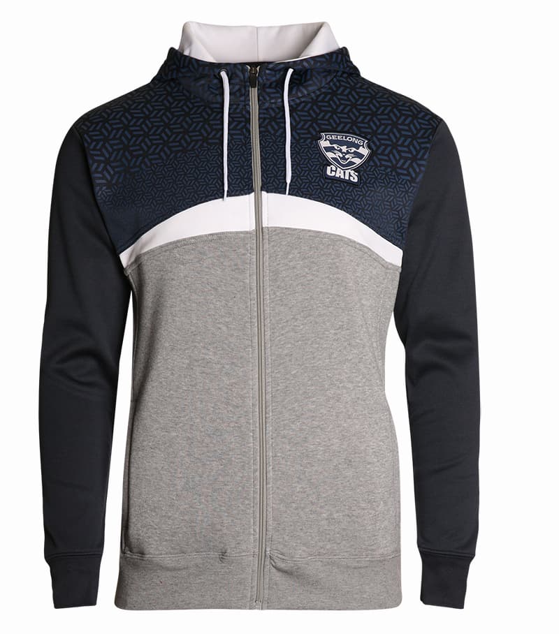 Geelong Cats AFL Mens Transition Hoody - Image 5