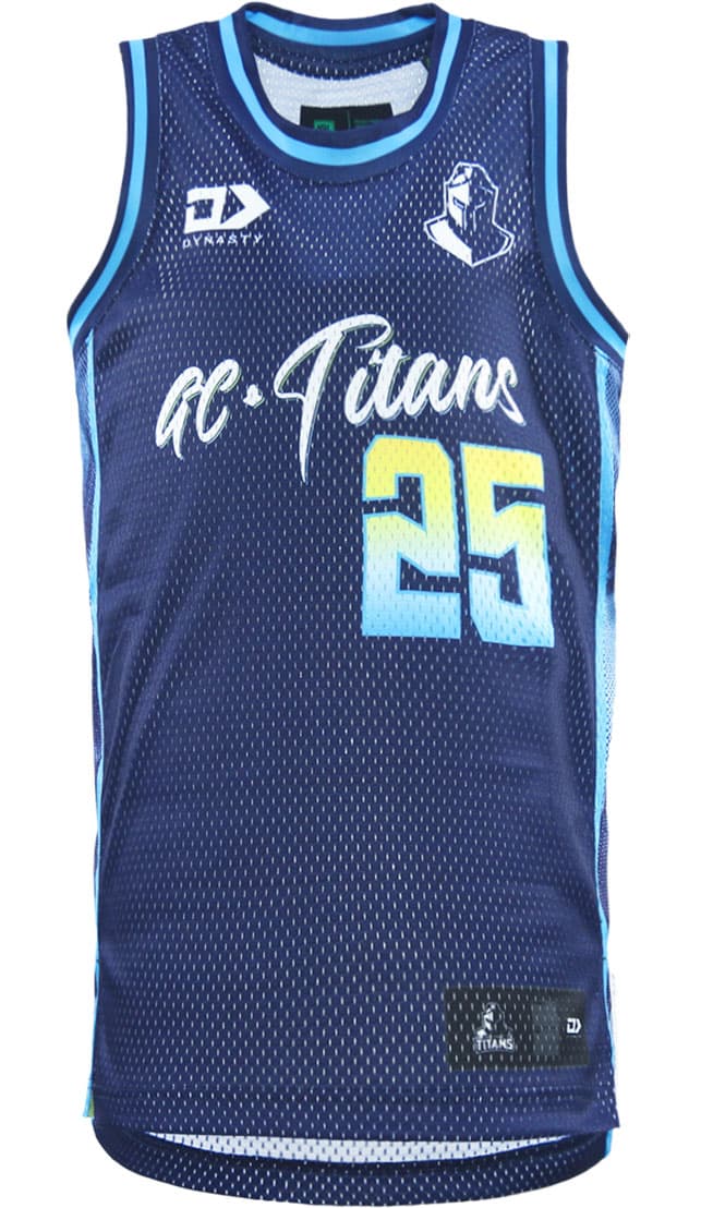 Gold Coast Titans 2025 NRL Mens Basketball Singlet - Image 2