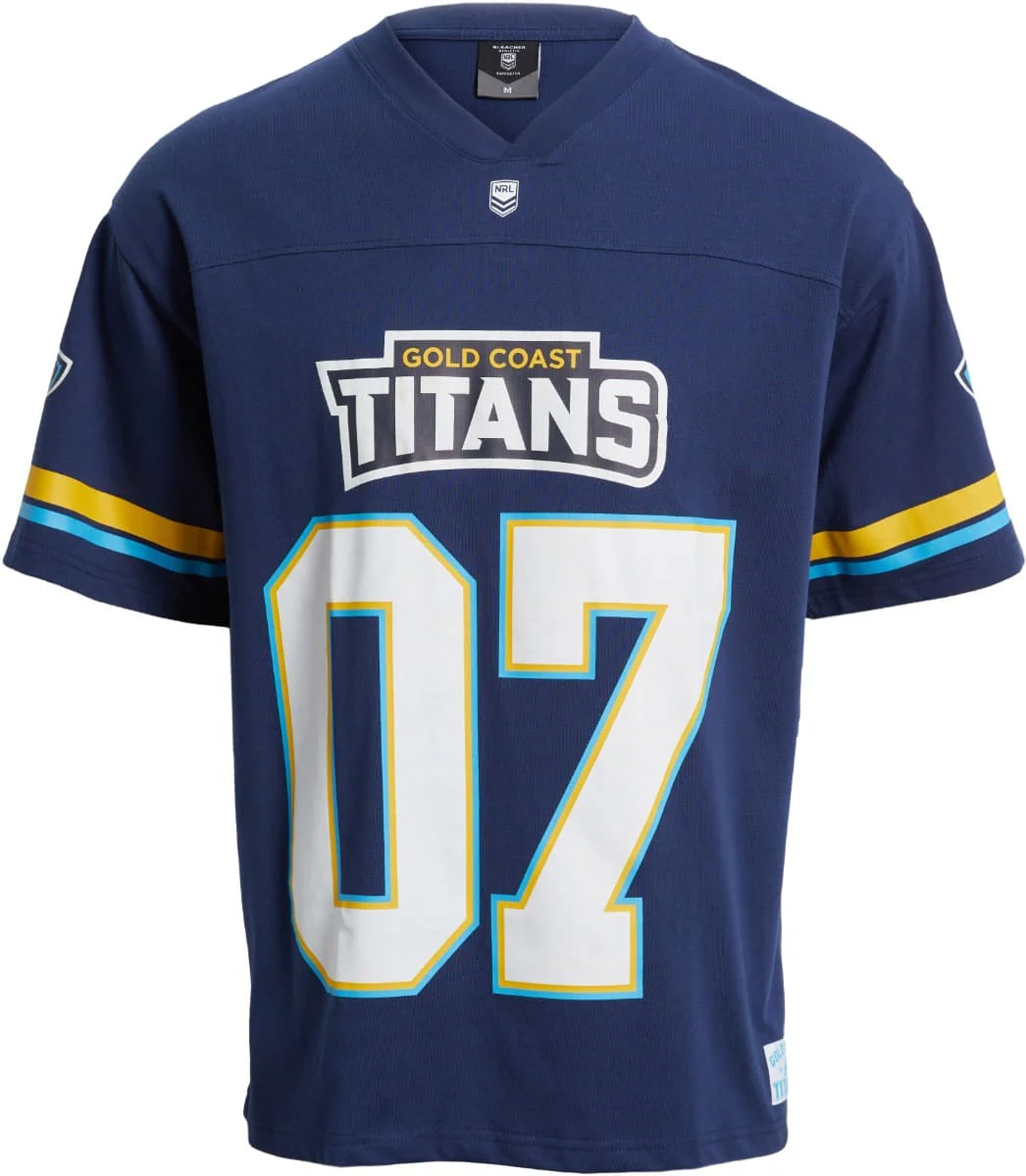 Gold Coast Titans 2025 NRL Mens Gridiron Shirt