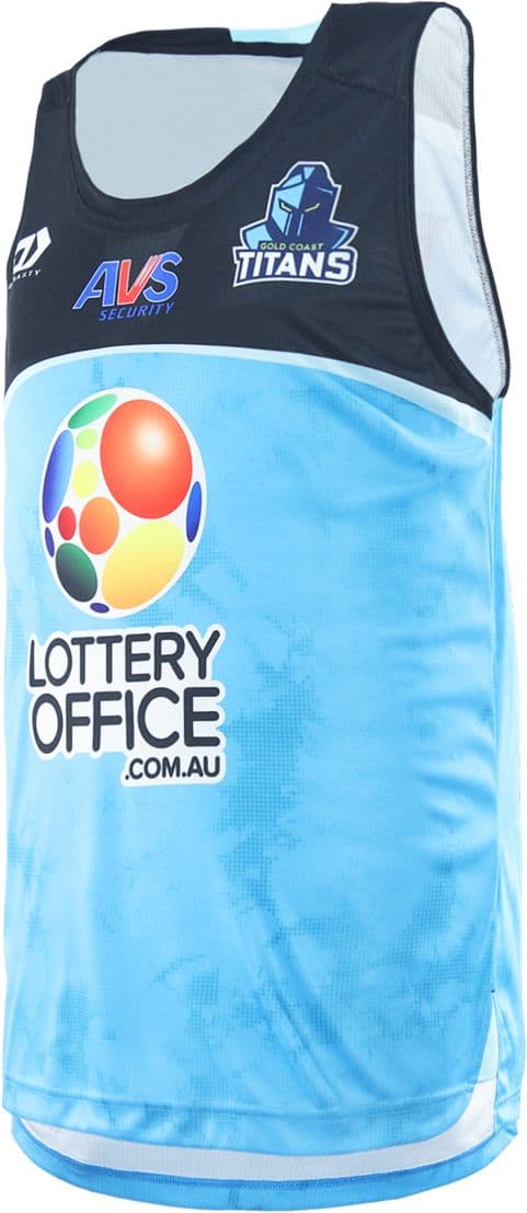 Gold Coast Titans 2025 NRL Mens Training Singlet - Image 3