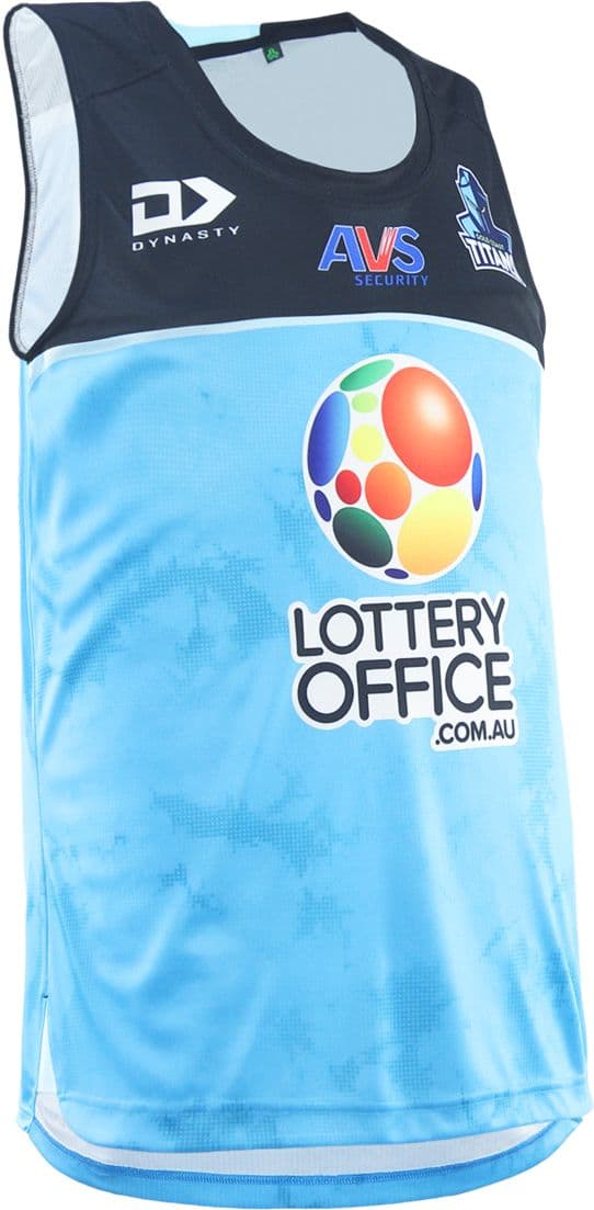 Gold Coast Titans 2025 NRL Mens Training Singlet - Image 4