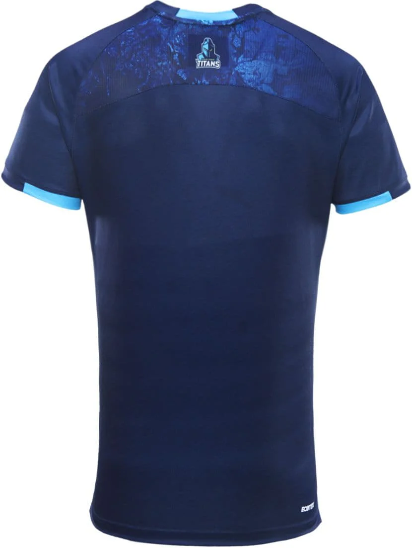 Gold Coast Titans 2025 NRL Mens Warm Up Shirt - Image 4