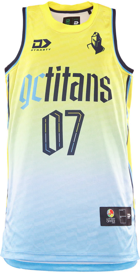 Gold Coast Titans 2026 NRL Mens Dynasty Basketball Singlet