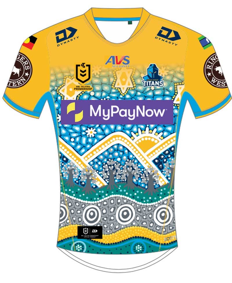 Gold Coast Titans NRL Kids Indigenous Jersey