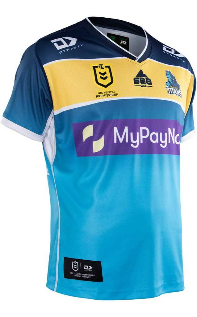 Gold Coast Titans Mens Home Jersey - Image 2