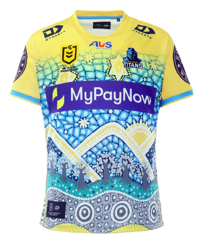 Gold Coast Titans NRL Mens Indigenous Jersey
