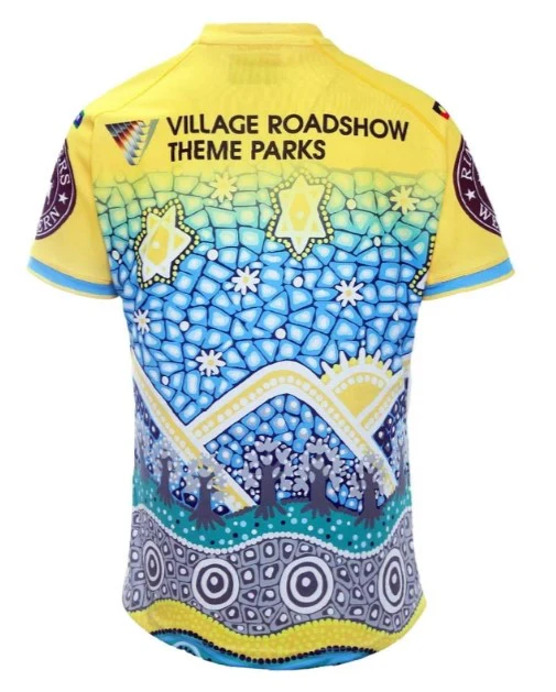 Gold Coast Titans NRL Mens Indigenous Jersey - Image 2