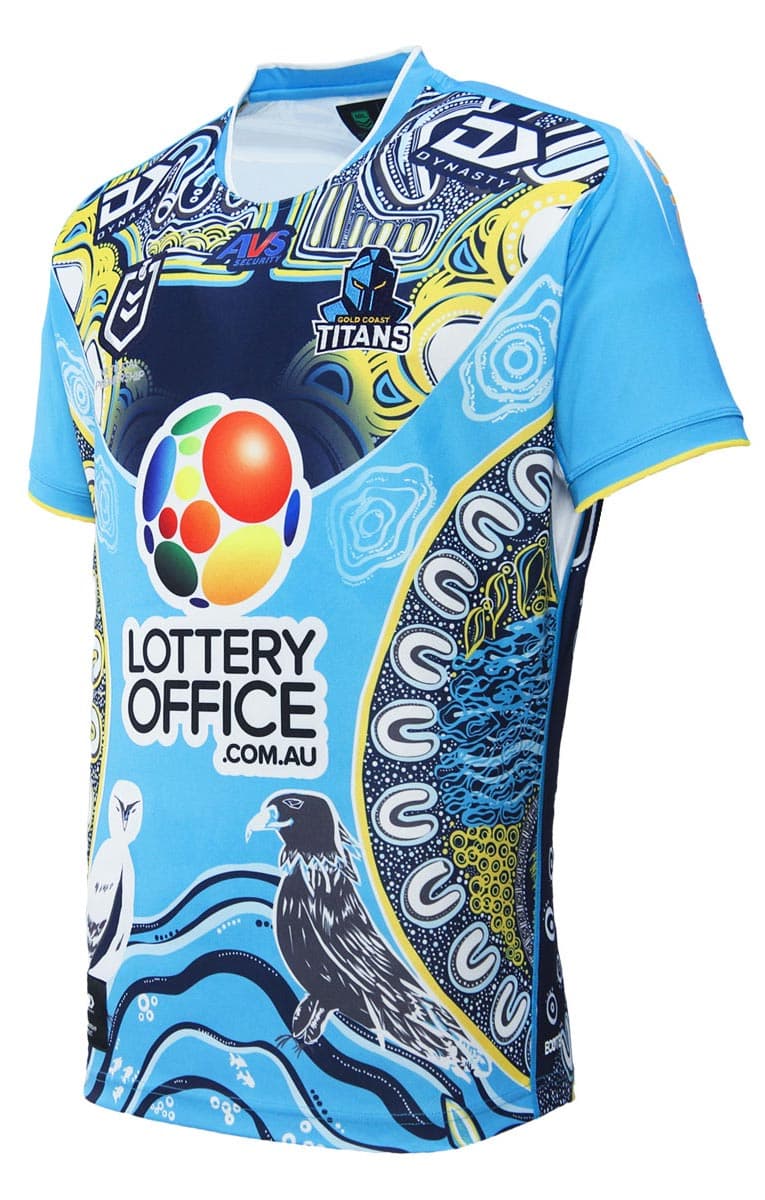 Gold Coast Titans NRL Mens Indigenous Jersey - Image 2