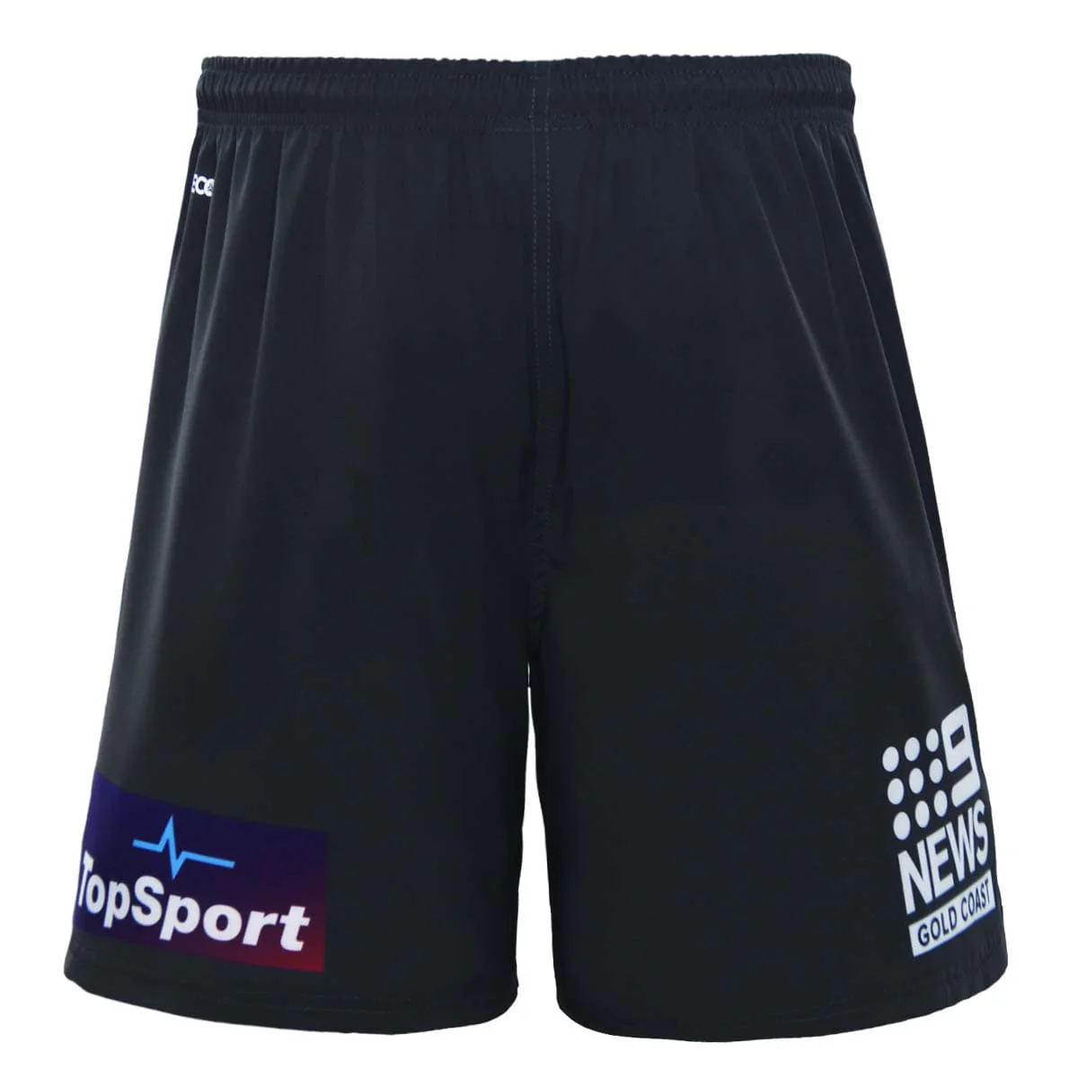 Gold Coast Titans NRL Mens Alternate Black Gym Shorts - Image 2