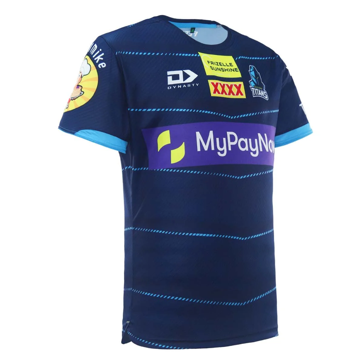 Gold Coast Titans NRL Mens Alternate Navy Training Shirt - Image 4